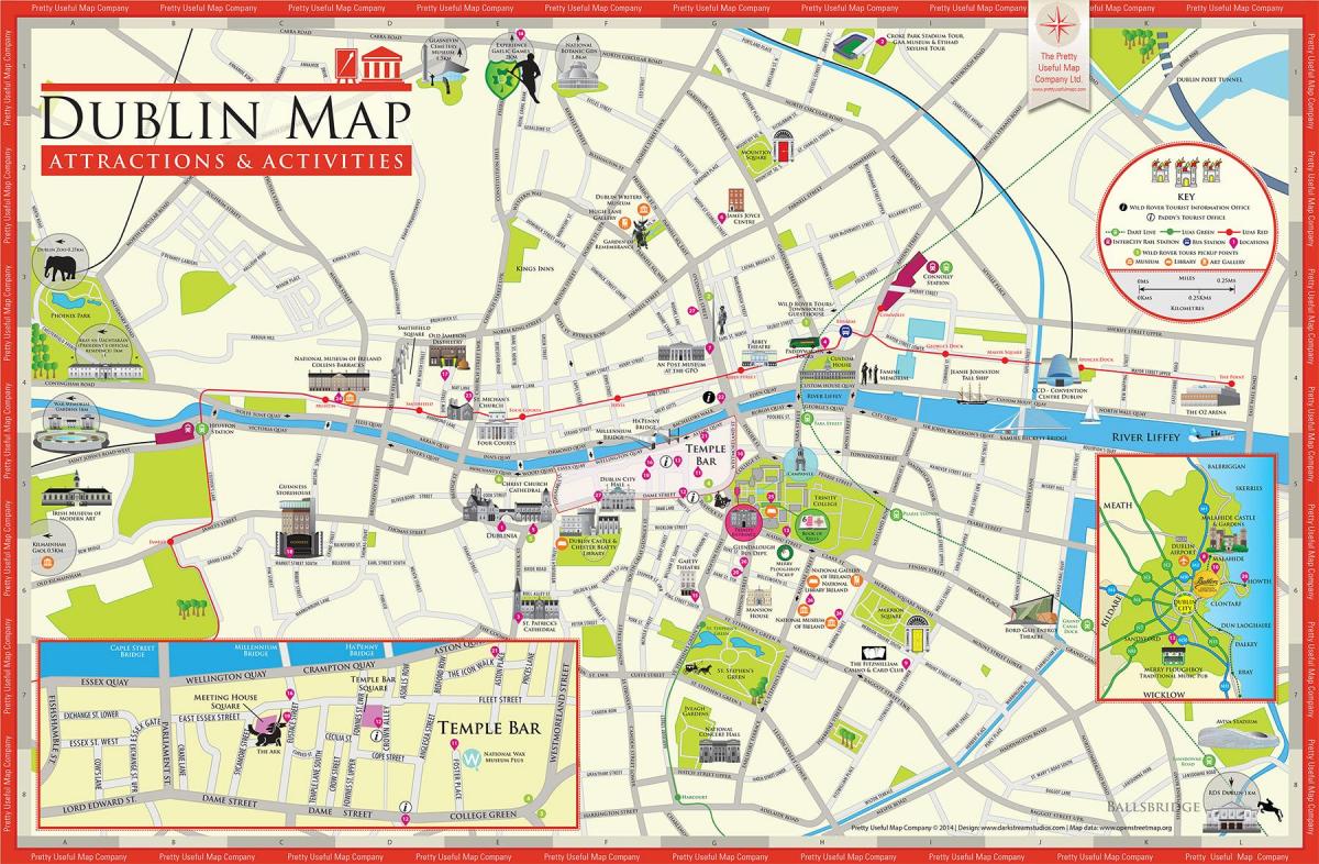 Dublin sentrum kart