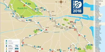 Dublin city marathon rute kart