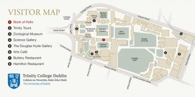 Kart over Trinity College