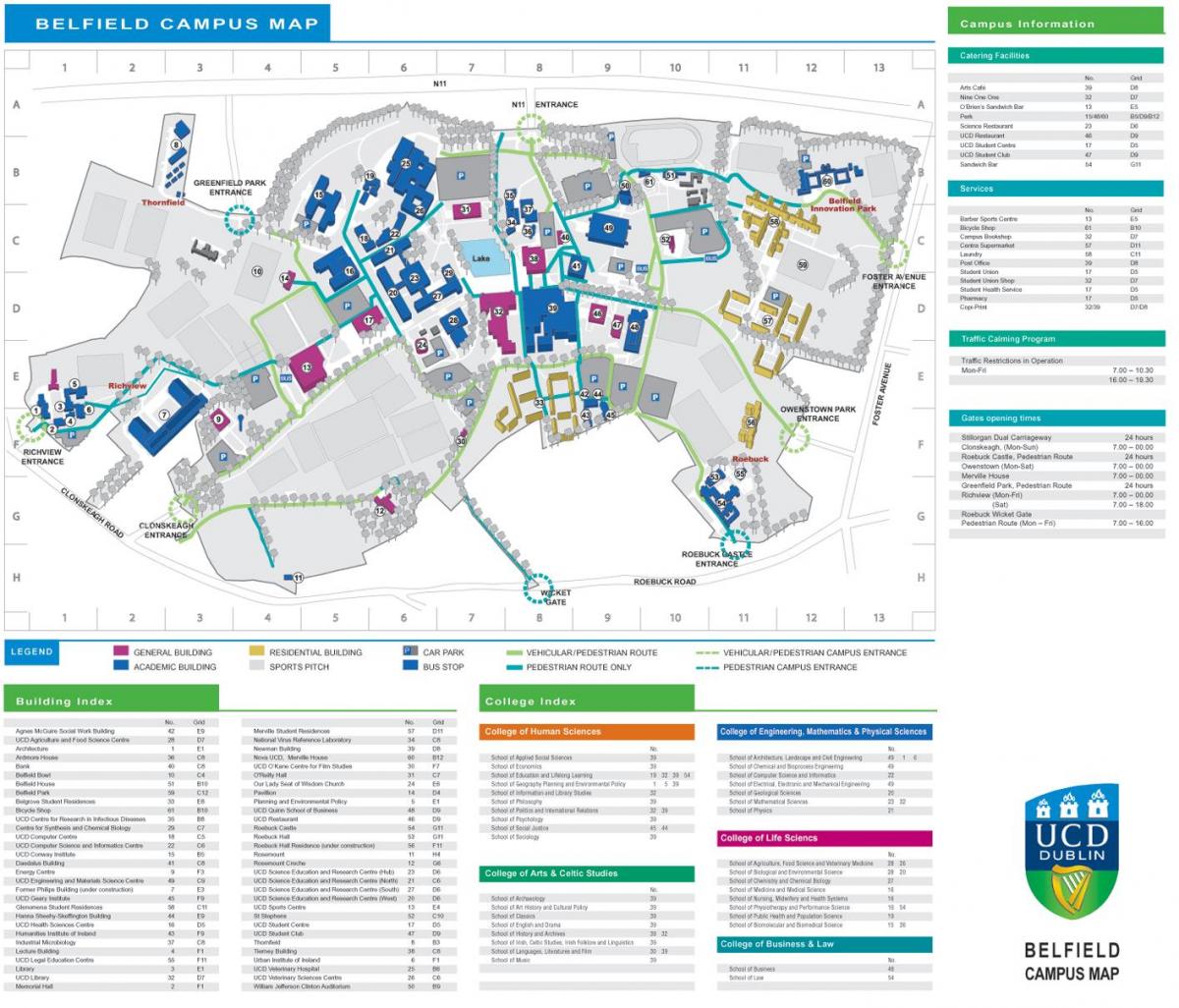 UCD Dublin-kart
